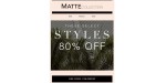 Matte Collection discount code
