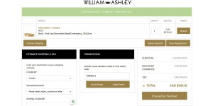William Ashley coupon code