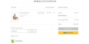 Aura Loungewear coupon code