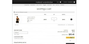 Naked Wardrobe coupon code