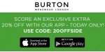 Burton Menswear discount code