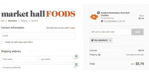 Market Hall Foods coupon code