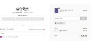 The Ministry Of Pattern coupon code