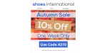 Shoes International discount code