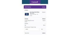 Carewell coupon code