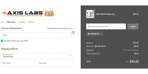 Axis Labs CBD coupon code