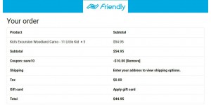 Friendly Shoes coupon code