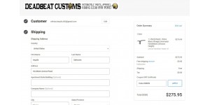 Deadbeat Customs coupon code