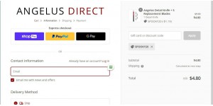 Angelus Direct coupon code