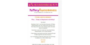 Pottery Awesomeness coupon code