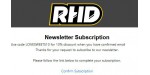 RHD Performance UK discount code