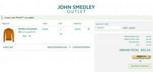 John Smedley Outlet coupon code