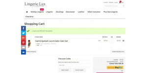 Lingerie Lux coupon code
