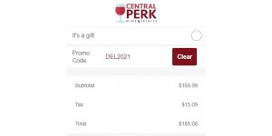 Central Perk coupon code
