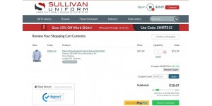 Sullivan Uniform coupon code