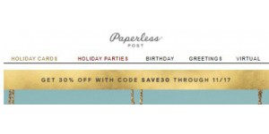 Paperless Post coupon code