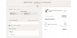 Broome Street General Store coupon code