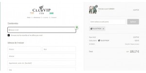 Clubvip France coupon code