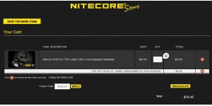 Nitecore Store coupon code