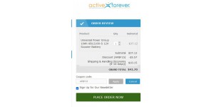 Active Forever coupon code