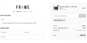 Frome coupon code