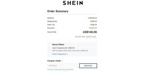 Shein coupon code