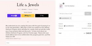 Life And Jewels coupon code