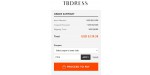 TBDRESS discount code
