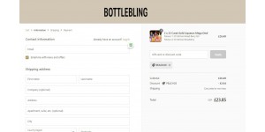 Bottle Bling coupon code