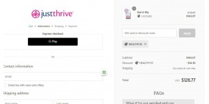 Just Thrive coupon code