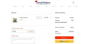 David Watson coupon code