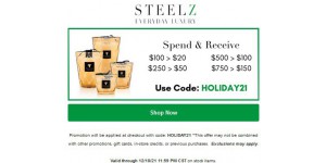 Steelz coupon code