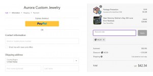 Aurora Custom Jewelry coupon code