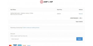 AMP for WP coupon code