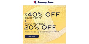 Champion coupon code