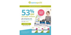 AccuQuilt coupon code