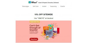 Weee coupon code