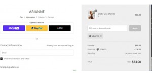 Arianne CA coupon code