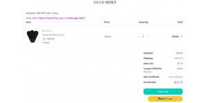 Dead Soxy coupon code