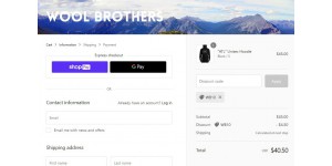 Wool Brothers coupon code