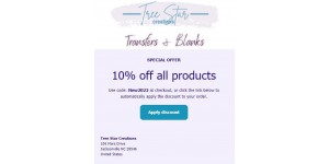 Tree Star Creations coupon code