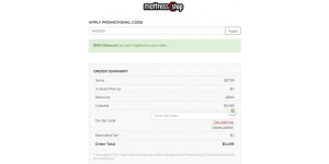Mattress Stop coupon code