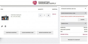 Manhattan Wardrobe Supply coupon code