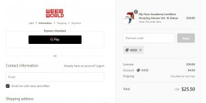 Weeb World coupon code