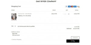 Oak River coupon code