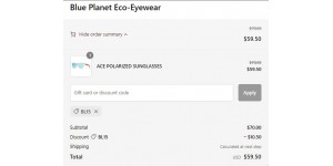 Blue Planet coupon code