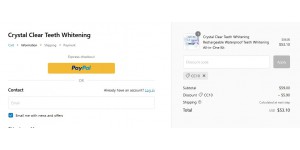 Crystal Clear Teeth Whitening coupon code