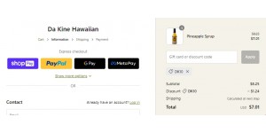 Da Kine Hawaiian coupon code
