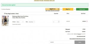 Designer Desirables coupon code