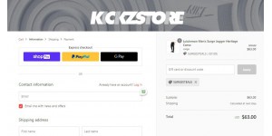 Kickz Store coupon code